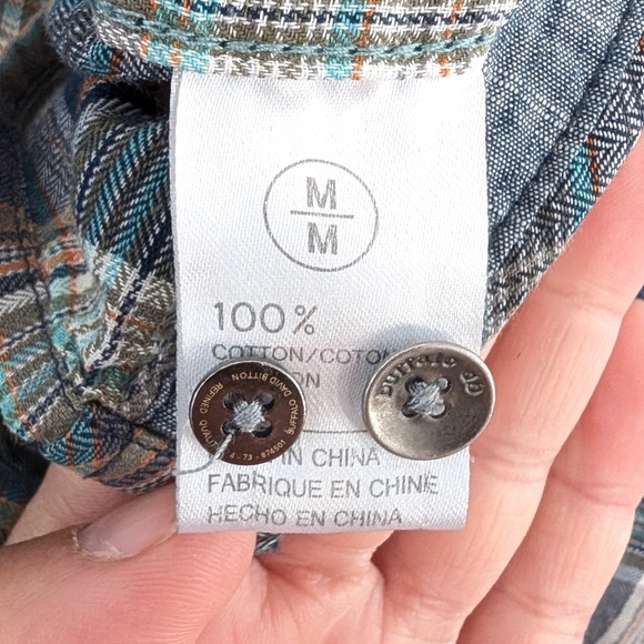 *Buffalo David Bitton 100% Cotton Men's Plaid Shirt - Size M - Picture 7 of 8